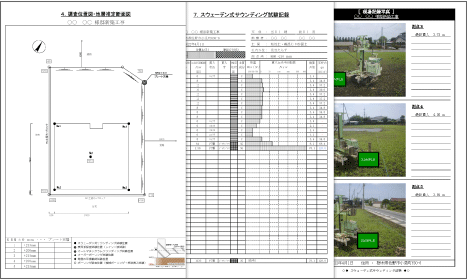 調査、工事、保証申込書